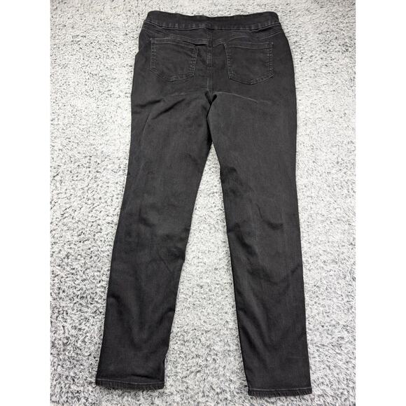 Chicos Jeans Womens 10 Black High Rise Pants Jegging Skinny Stretch Normcore Mom - Picture 2 of 10